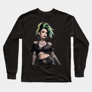 inked girl Long Sleeve T-Shirt